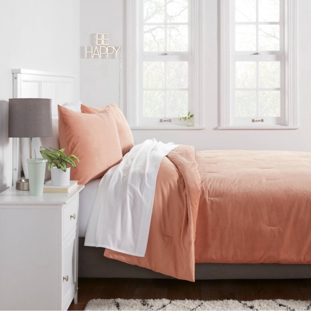 Full/Queen Corduroy Plush Comforter